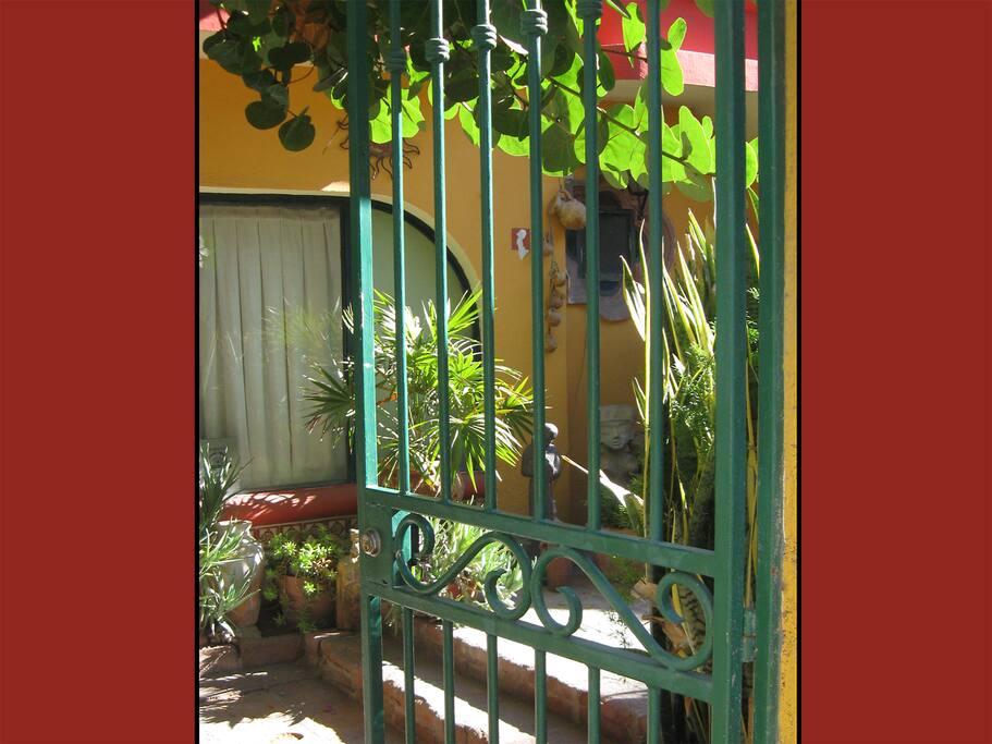 Welcome! Secure main entrance
