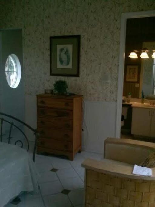 Views to the walk in closet and full bath