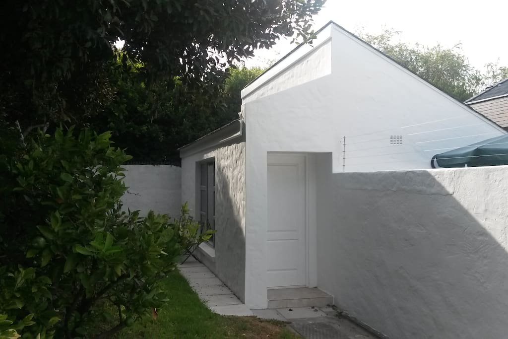 Front door and part of garden.