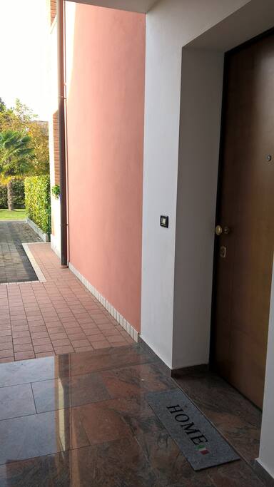 The entrance