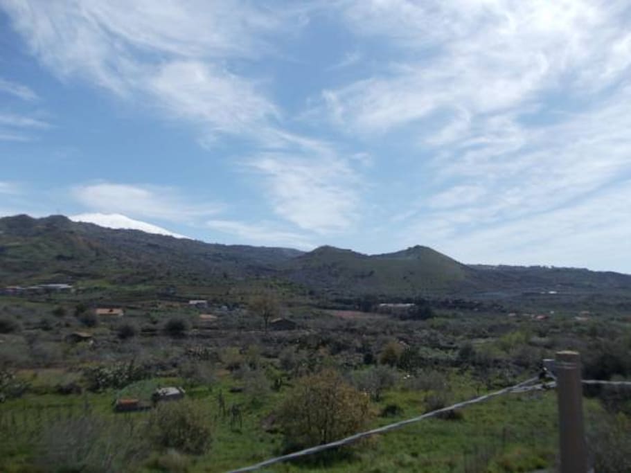 Vista: "Etna e Monte Barca"