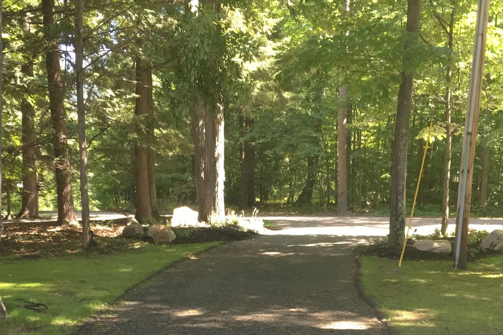 Wonderful Walks through Adirondack roads at end of Point