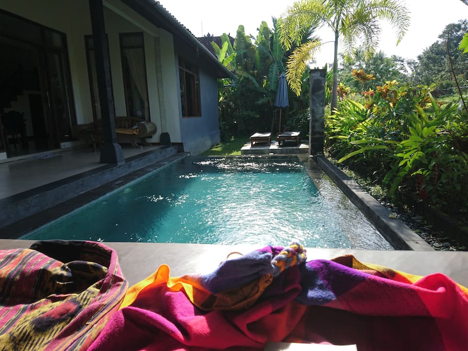 The pool from the little shala