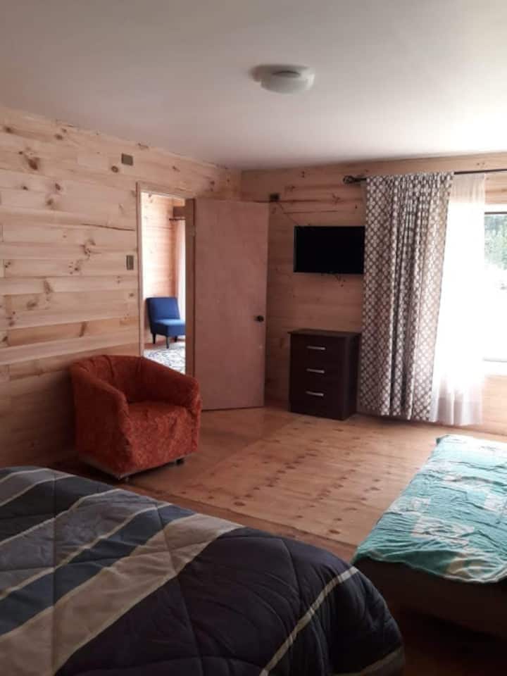 נוף מחדר השינה הכפול.