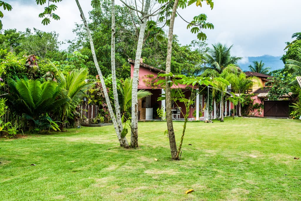 Vista frontal da Casa