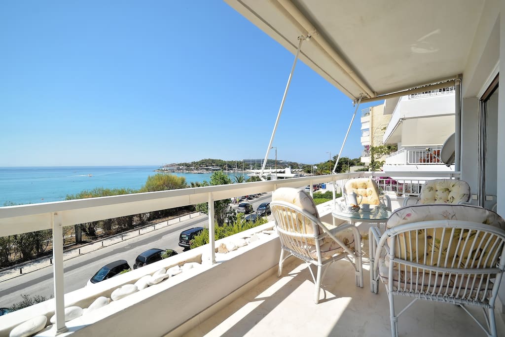 Balcony with sea view
