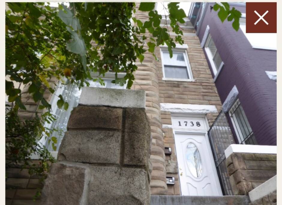 The Outside of our Row House