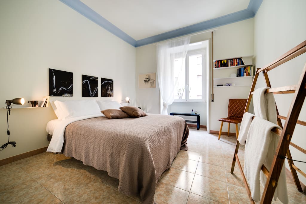 the main bedroom