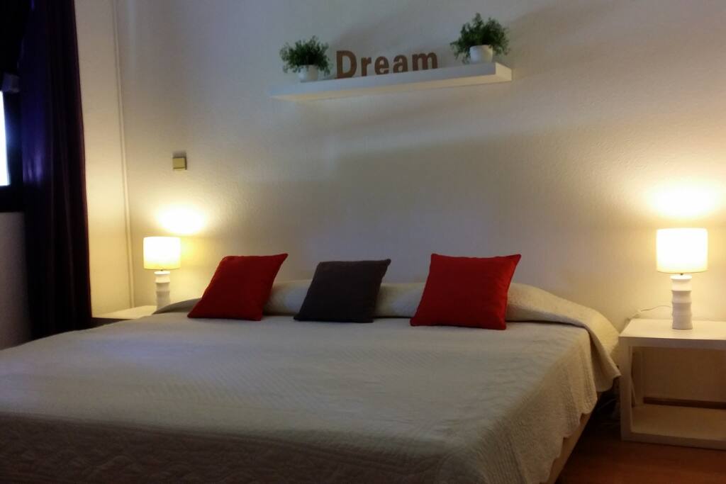 Chambre lit king size
