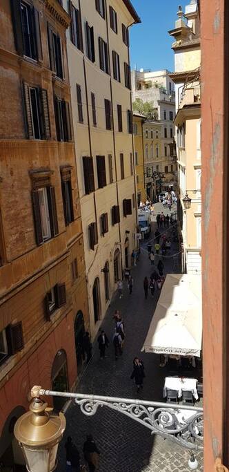 Via del Pantheon view from the Bedroom