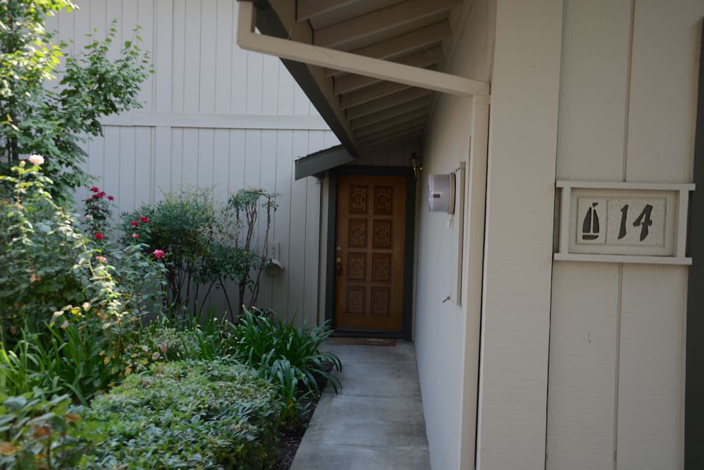 Entrance to the house