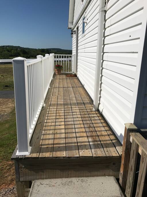 Private entrance on the right side of the house