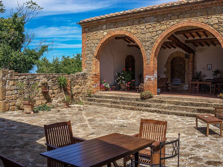 The courtyard