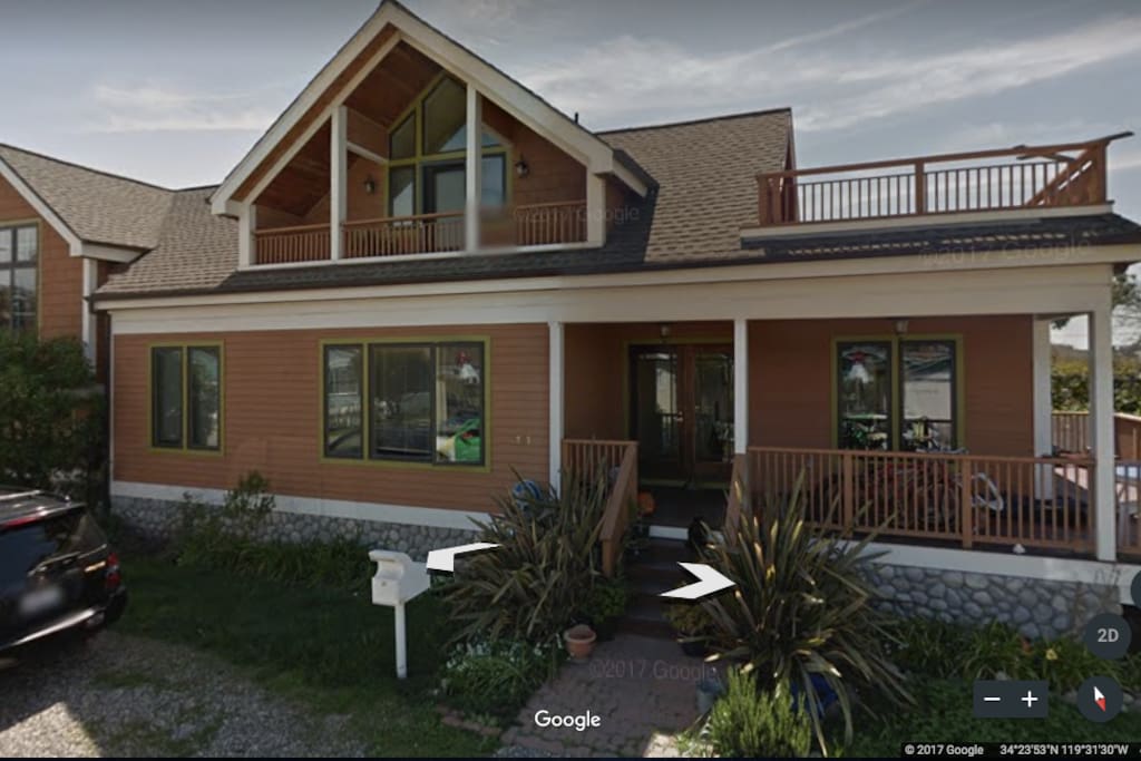 Street view of the house