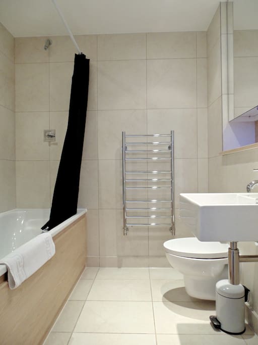 Full bathroom with Shower Over Bath