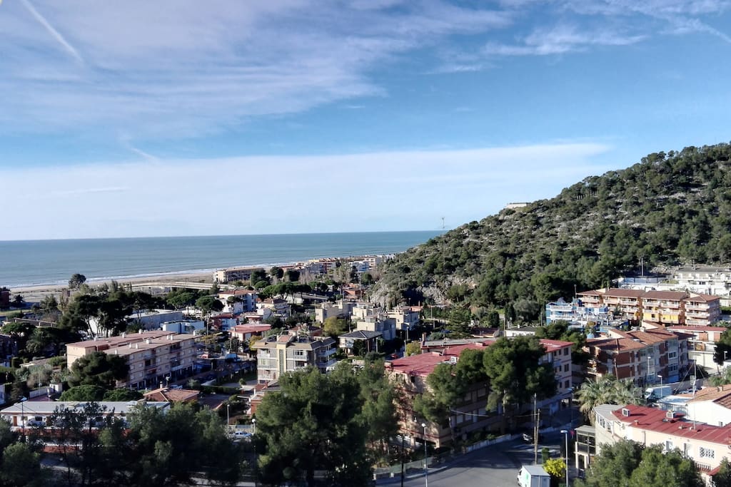 View from the 15m2 balcony