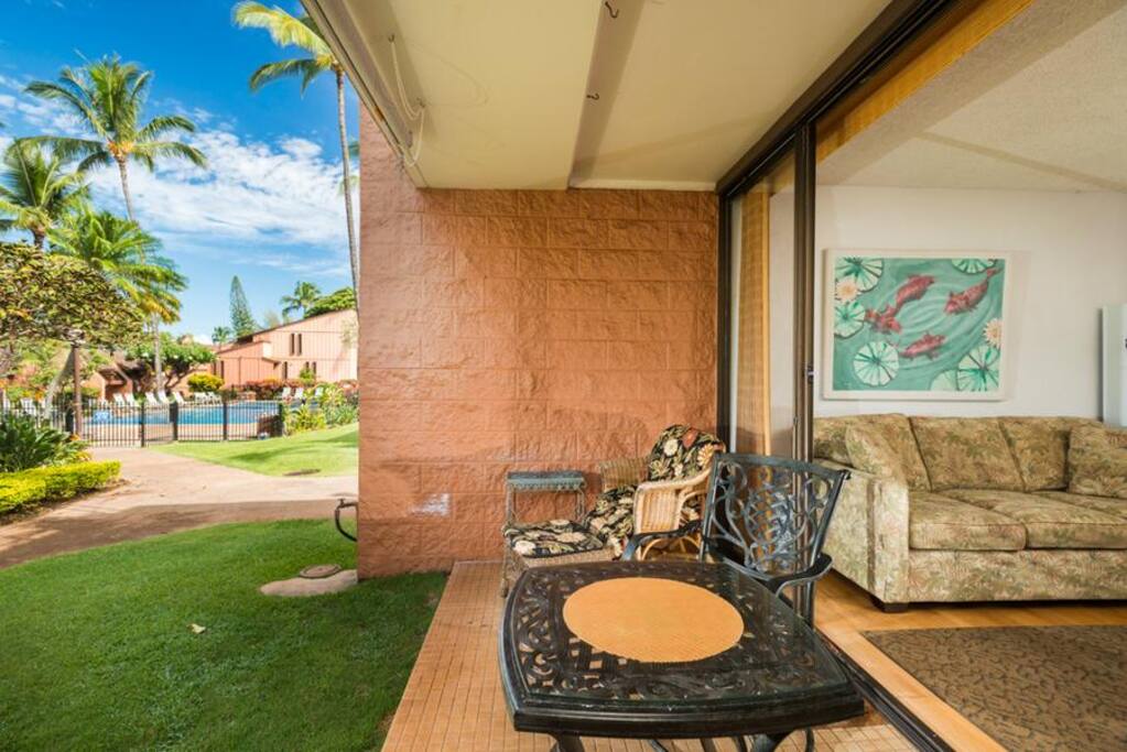 Patio and View