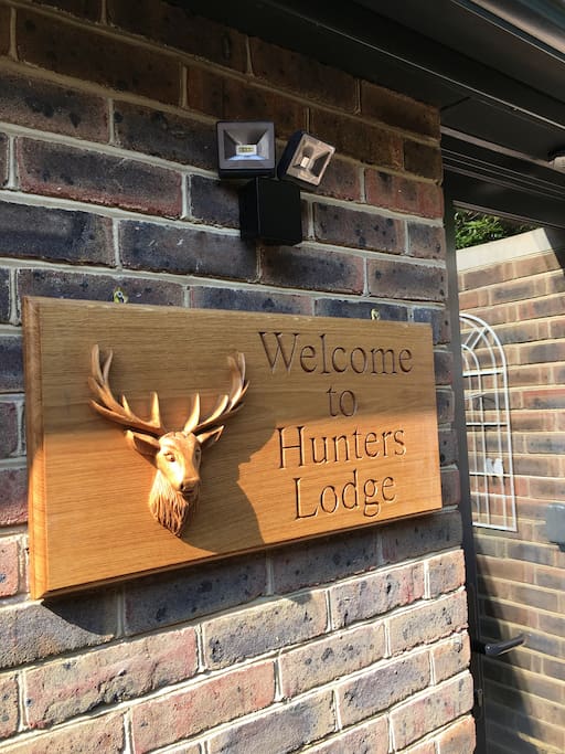 Back door of Hunters Lodge