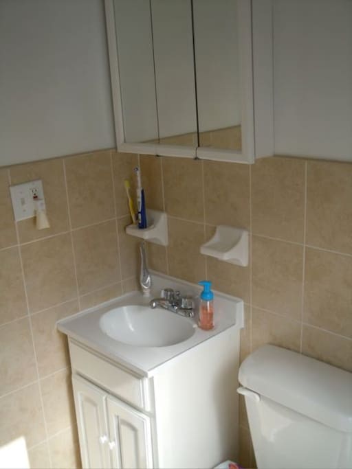 Clean bathroom