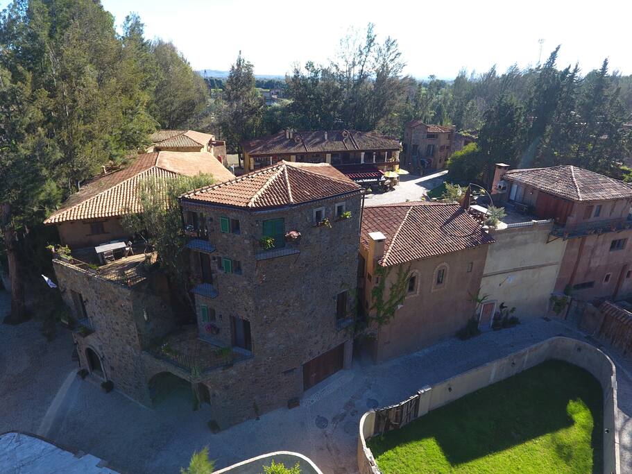 Vista aerea de la casa