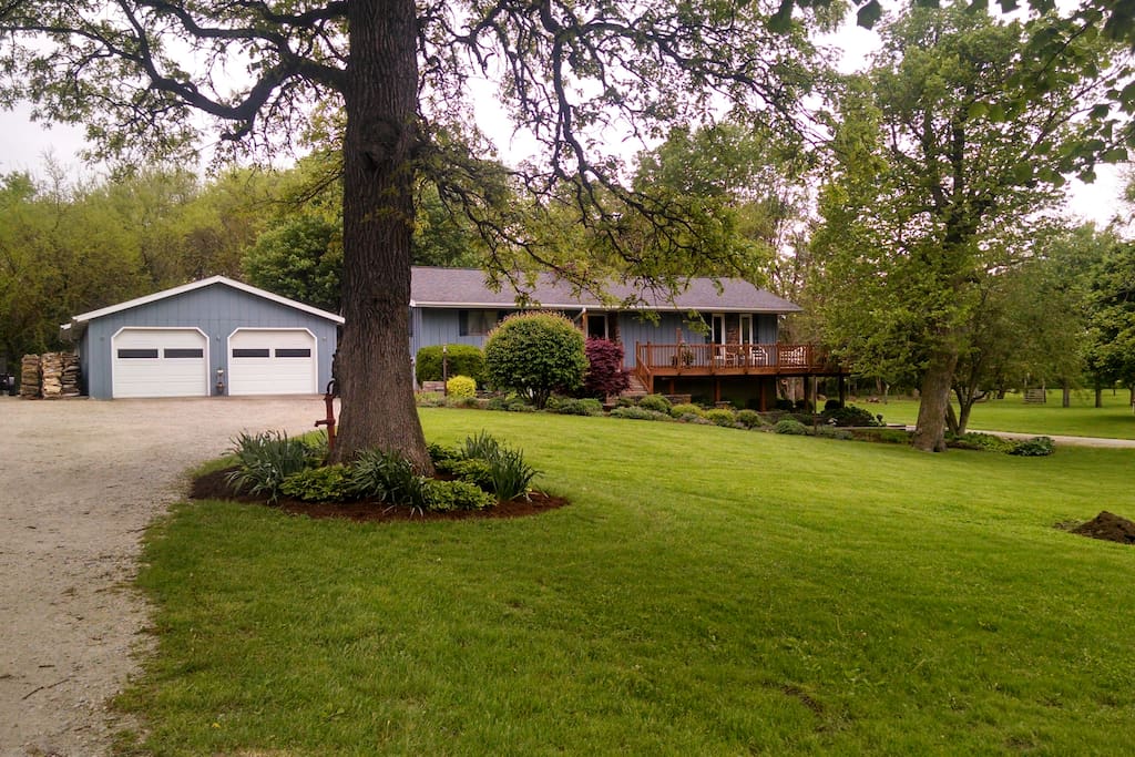 Front of the house - view from top driveway