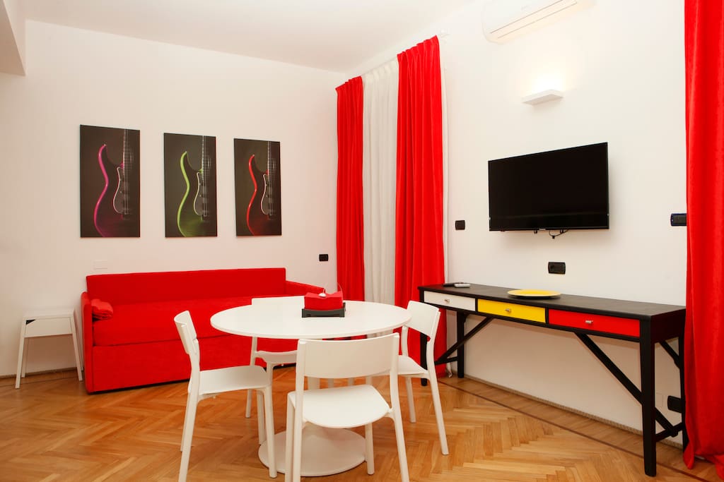 Living e divano letto