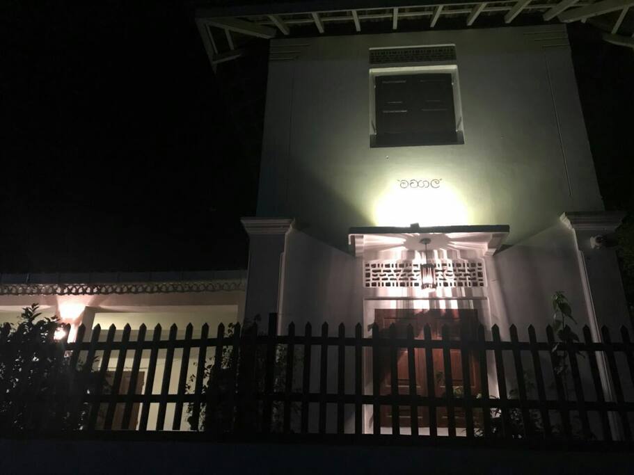 Front night view