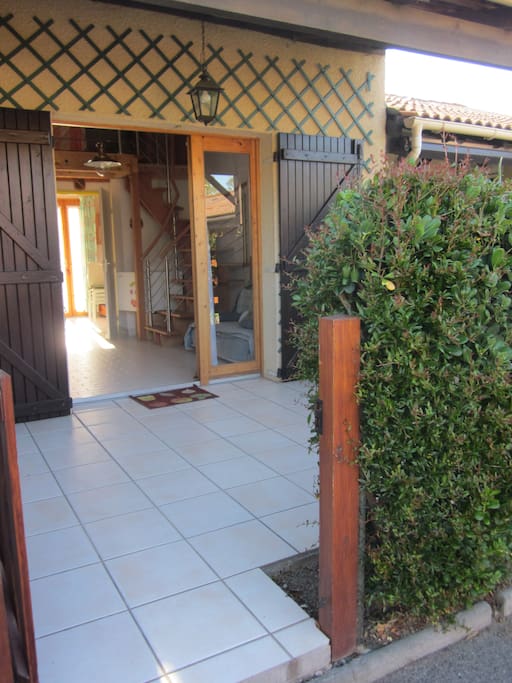 Entrée , vue du piétonnier