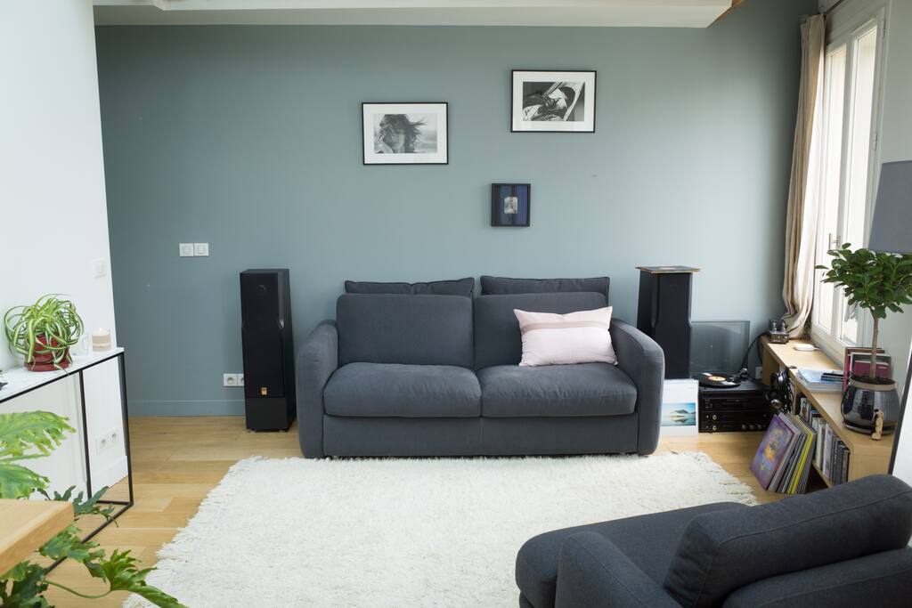 The living room