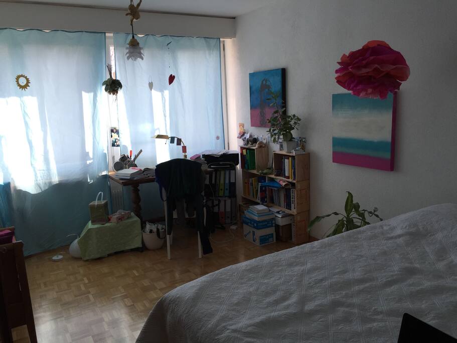 Sleeping room 1 with the double bed 140x200