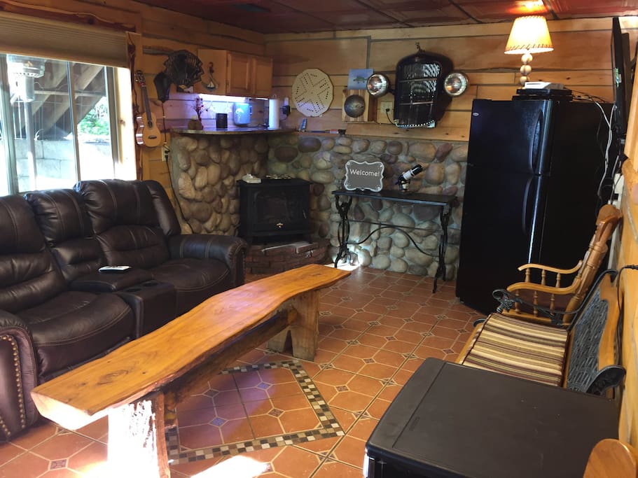 Lower Floor Game room complete with internet, Direct TV and mini bar. Not shown, front load laundry.