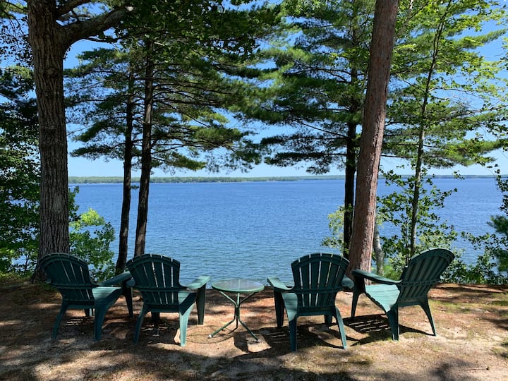 Big Sebago Lake Rentals Waterfront w Private Beach - Cottages for Rent in  Standish, Maine, United States - Airbnb