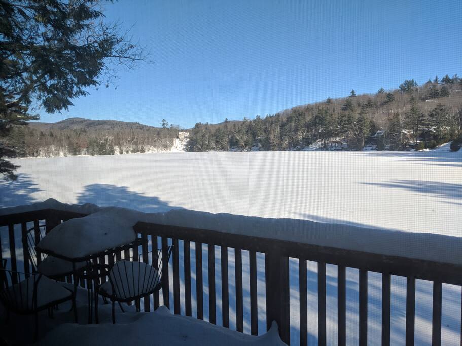 View from the balcony - Winter