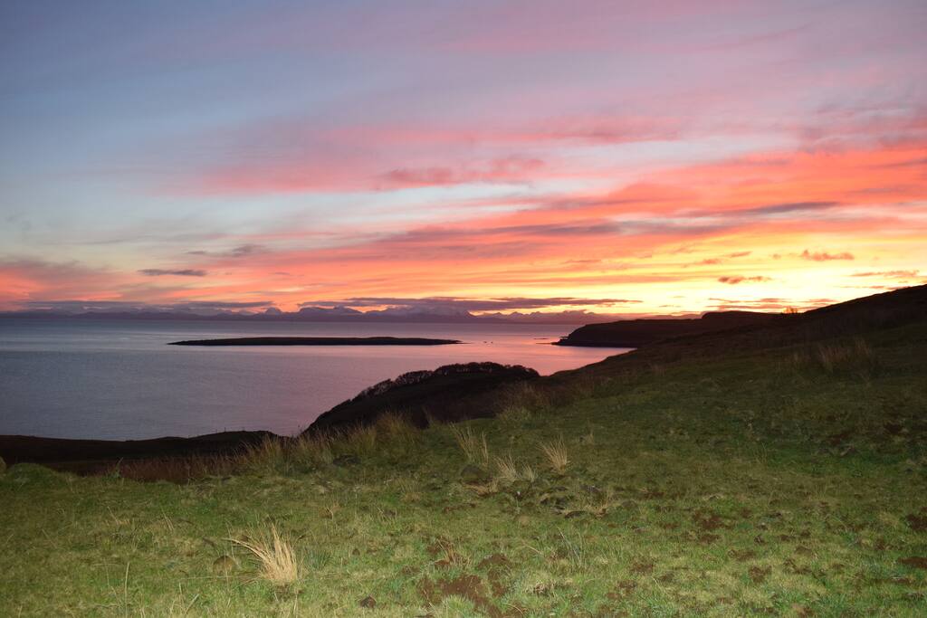 Sunrise from our B & B