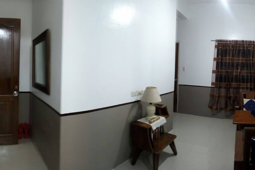 Main entrance and living area