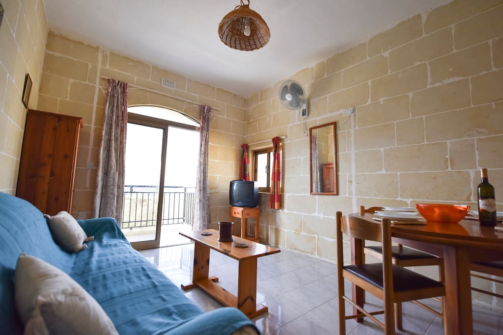 Living and dining area