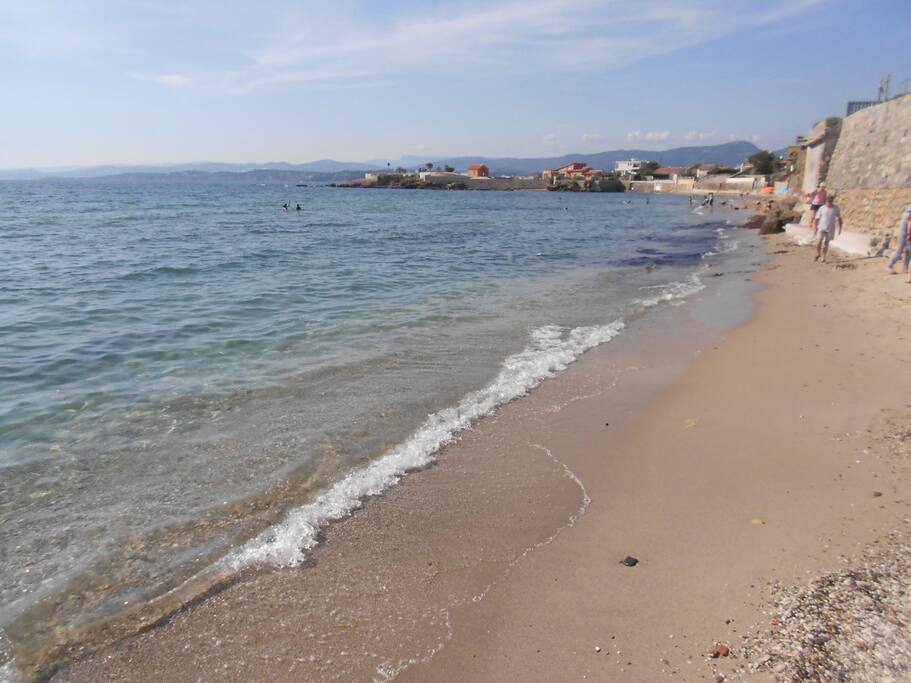 Plage du Rayolet à 100m de la résidence
