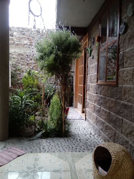 Entrada a la casa