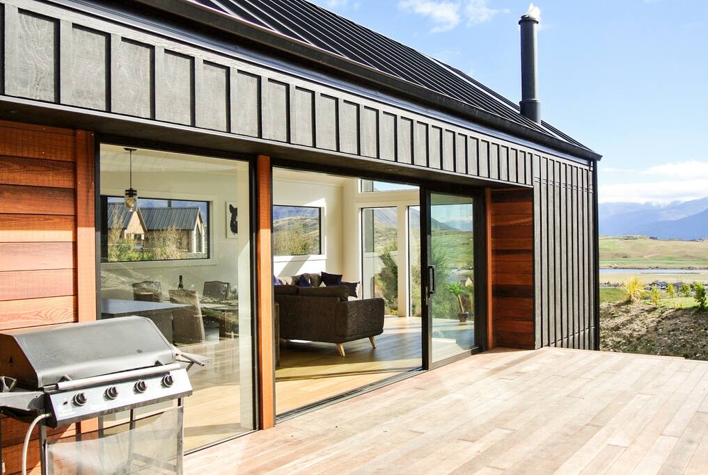 Long summer evenings with great indoor outdoor flow