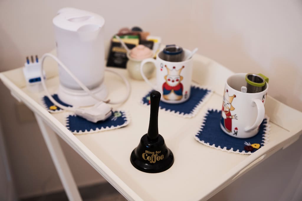 Tea-coffee facilities in camera