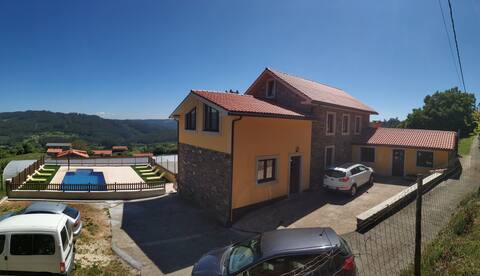 Rural house with pool in Cedeira, A Coruña.