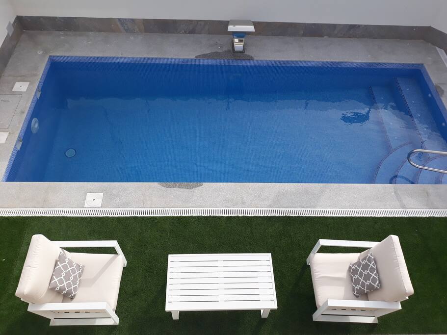 Patio at the pool