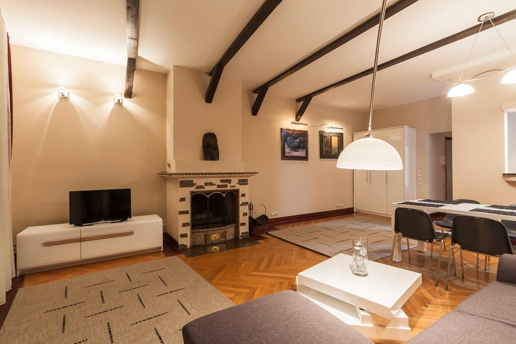 Apartment Fireplace Belgrade Vracar
