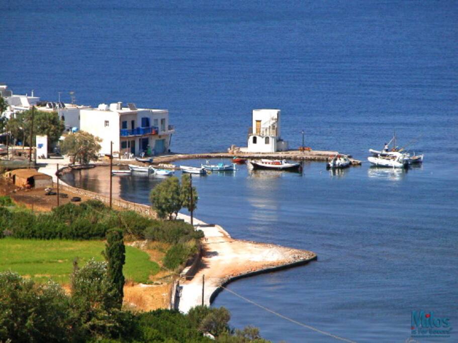 The traditional fisherman village of Empourios.