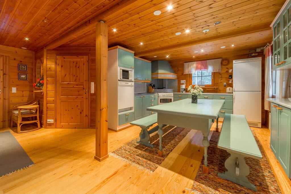 Kitchen in the villa