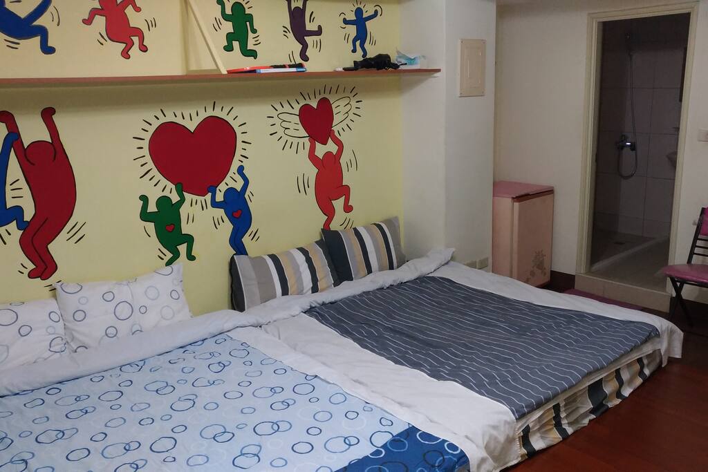 這是四人入住我們會準備的床鋪