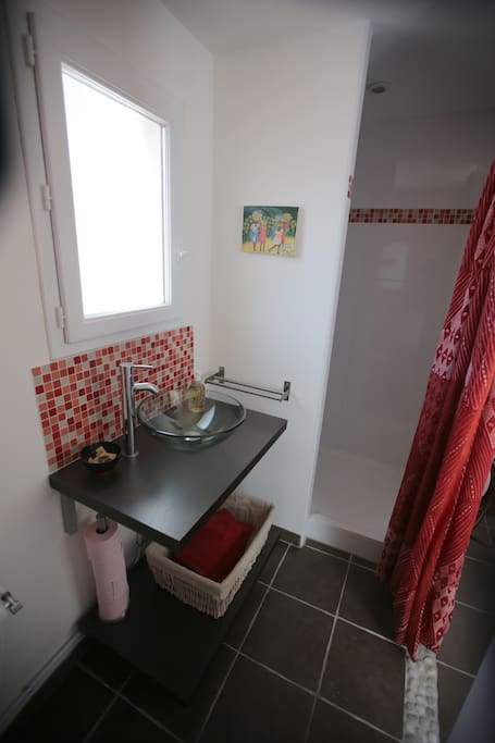 view of the bathroom/ vue de la salle d'eau