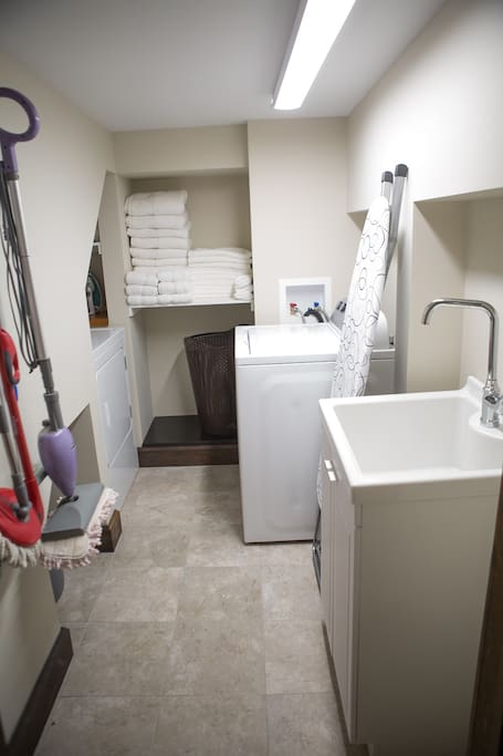 Laundry | washer . dryer . iron
