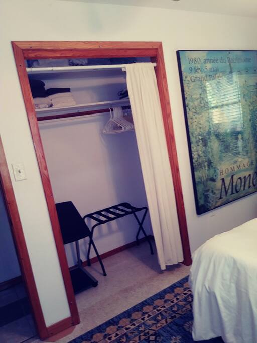 Lots of Closet Space for Your Visit!