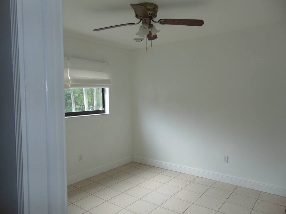 PRIVATE ROOM TO BE FURNISHED WITH QUEEN BED AND FURNITURE AFTER JUST BEING PAINTED.